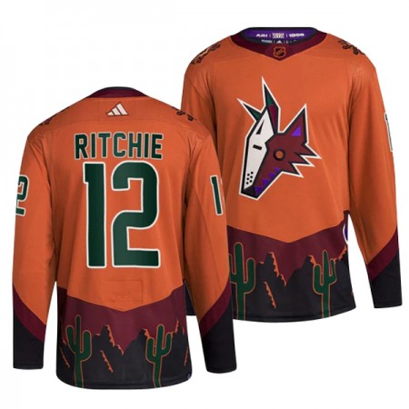 Miesten NHL Arizona Coyotes Pelipaita Nick Ritchie 12 Reverse Retro 2.0 Adidas 2022-23 Oranssi Authentic Miesten NHL Arizona Coyotes Pelipaita Nick Ritchie 12 Reverse Retro 2.0 Adidas 2022-23 Oranssi Authentic